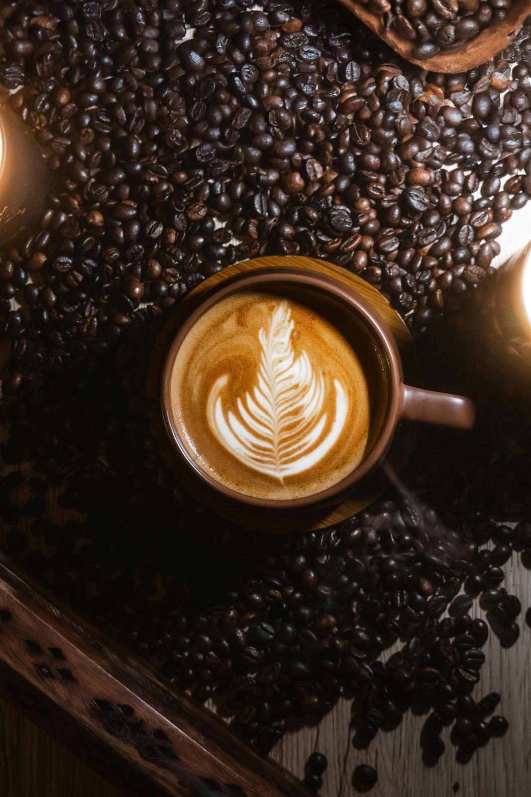 Coffee latte art